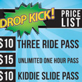 Drop Kick Price List
